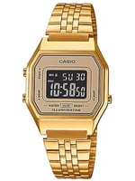 Casio LA680WGA-9BDF Kol Saati, Altın Sarısı, Standart