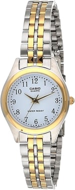 Casio LTP-1129G-7BRDF Kol Saati, Gri-Altın Sarısı, Standart