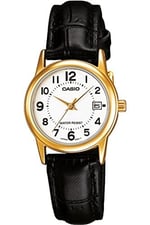 Casio LTP-V002GL-7BUDF Standart Kadın Kol Saati , Siyah