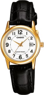 Casio LTP-V002GL-7BUDF Standart Kadın Kol Saati , Siyah