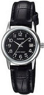 Casio LTP-V002L-1BUDF Standart Kadın Kol Saati, Siyah, Standart