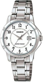 Casio LTP-V004D-7BUDF Standart Kadın Kol Saati, Gri, Standart
