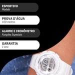 Casio LWS-1200H-7A1VDF Kol Saati, Beyaz, Standart