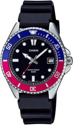 Casio MDV-10-1A2VDF Kol Saati, Lacivert-Kırmızı, Standart