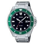Casio MDV-107D-3AVDF Kol Saati, Gri-Yeşil, Standart