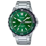 Casio MTD-125D-3AVDF Kol Saati, Gri-Yeşil, Standart