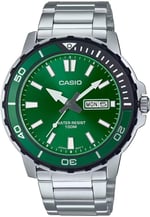 Casio MTD-125D-3AVDF Kol Saati, Gri-Yeşil, Standart