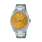 Casio MTP-1302 Kol Saati, Standart, MTP-1302, Sarı, Erkek