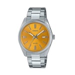 Casio MTP-1302 Kol Saati, Standart, MTP-1302, Sarı, Erkek