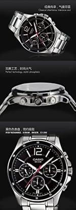 Casio MTP-1374D-1AVDF Standart Erkek Kol Saati, Gri, Standart