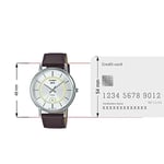 Casio MTP-B120L-7AVDF Standart Erkek Kol Saati, Kahve, Standart