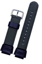 Casio Sgw300 / Casio Ae1000 Saat Uyumlu Haki Renk Kumaş Tekstil Saat Kordonu Kayışı SGW300