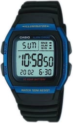 Casio W-96H-2AVDF Kol Saati , Siyah-Lacivert , Standart