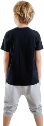 Catch Wave Erkek Çocuk T-shirt Kapri Şort Takım