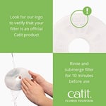 Catit 2.0 Flower Fountain Çiçek Çeşmeli, Filtreli Dekoratif Kedi Su Kabı, Beyaz/Yeşil Renk