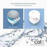Catit 43722 Pixi yedek filtre, Catit Pixi su çeşmesi için içme çeşmesi filtresi, 6'lı paket