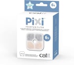 Catit 43722 Pixi yedek filtre, Catit Pixi su çeşmesi için içme çeşmesi filtresi, 6'lı paket