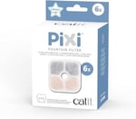 Catit 43722 Pixi yedek filtre, Catit Pixi su çeşmesi için içme çeşmesi filtresi, 6'lı paket
