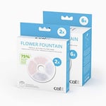 Catit Triple Action filtre çerçevesiz, Catit çiçek çeşmesi için filtre, 6'lı paket