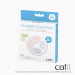 Catit Triple Action filtre çerçevesiz, Catit çiçek çeşmesi için filtre, 2'li paket - Seçenekler: 2er-Set Rahmenlos, 12er-Set