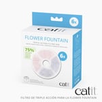 Catit Triple Action filtre çerçevesiz, Catit çiçek çeşmesi için filtre, 6'lı paket