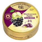 Cavendish & Harvey Double Fruit Drops Elma Dolgulu Frenk Üzümlü Şeker 175g Dolgulu Meyve Aromalı Şeker Dropsları