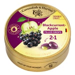 Cavendish & Harvey Double Fruit Drops Elma Dolgulu Frenk Üzümlü Şeker 175g Dolgulu Meyve Aromalı Şeker Dropsları