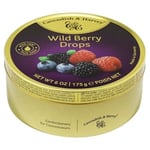 Cavendish & Harvey Wild Berry Drops Böğürtlen Aromalı Bonbonlar 175 g Metal Kutuda