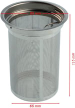 Çay Makinesi Metal Demlik Süzgeci 6.5 x 11.5 cm