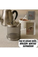 Çay Süzgeci Çaydanlık Ve Demlik Içi Süzgeç Paslanmaz Çelik 9,5 Cm