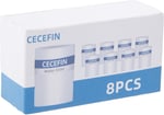 CECEFIN Musluk Genişletici Havalandırıcı Su Filtresi - 8 adet 5um Mikro Gözenekli Arıtıcı, 3 cm Çapında Güçlü Filtre - Yetenek Elemanı, Su Koşullarını İyileştirir