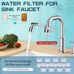 CECEFIN Musluk Genişletici Havalandırıcı Su Filtresi - 8 adet 5um Mikro Gözenekli Arıtıcı, 3 cm Çapında Güçlü Filtre - Yetenek Elemanı, Su Koşullarını İyileştirir