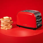 Cecotec Dikey Ekmek Kızartma Makinesi Tost Zamanı 850 Kırmızı Lite, 850 W, 2 Dilim Ekmek Kapasitesi, Geniş Yuva, Paslanmaz Çelik, Kolaylık İçin Önceden Ayarlanmış Özellikler, Özelleştirilebilir Tost