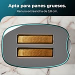 Cecotec Dikey Tost Makinesi Tost ve Tat Double B. 650 W Güç, 2 Kızarmış Ekmek için Çift Koltuk, Otomatik Kapatma ve Pop-Up, Kırıntı Toplayıcı, Ekstra Yükseklik Sistemi, Kendinden Merkezleme, Cımbız