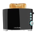 Cecotec Dikey Tost Makinesi Tost ve Tat Double B. 650 W Güç, 2 Kızarmış Ekmek için Çift Koltuk, Otomatik Kapatma ve Pop-Up, Kırıntı Toplayıcı, Ekstra Yükseklik Sistemi, Kendinden Merkezleme, Cımbız