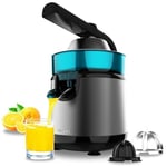 Cecotec EssentialVita Hyden 120 Elektrikli Narenciye Sıkacağı, Portakal ve Narenciye, 120 W, Farklı Boyutlarda 2 Çıkarılabilir Plastik Koni, Plastik Saplı ve Kapak, Kapasite 250 ml