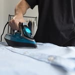 Cecotec Fast&Furious 5060 Ultra buharlı ütü. 3200 W, otomatik kapanma, sürekli buhar 70 g/m, buhar çıkışı 270 g/dak, damlama önleyici sistem, çift seramik taban