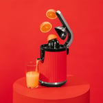 Cecotec Xqueeze RetroJuice 600 Red 600 W Elektrikli Portakal Kollu Meyve Sıkacağı 600 W Retro Stil Paslanmaz Çelik Filtre Plastik Koni Selüloz Çıkarma Kolu Damlama Önleyici