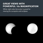 Celestron 71237 10X25 Eclipsmart Roof Solar Dürbün Siyah