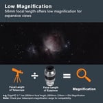 Celestron 93328 Omni 2 inç mercek, 56 mm ultra uzun odak uzaklığı ve üstün ışık iletimi – Derin gökyüzü yıldız kümeleri, yıldız bulutları ve galaksileri izlemek için, gümüş/siyah
