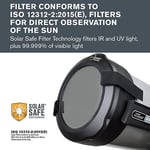 Celestron EclipSmart Güvenli Güneş Tutulması Teleskop Filtresi - ISO 12312-2 Uyumlu - 6 inç Schmidt-Cassegrain Teleskopları ile çalışır - Güneş Tutulmala - Seçenekler: EclipSmart Solar Filter - 6