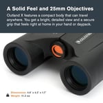 Celestron Outland X 10x25 Binocular CL 71341 - Seçenekler: Outland X 8 x 25 Compact Roof Prism...
