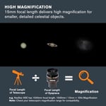 Celestron Ultima Edge - 15 mm Düz Alan Mercek - 1,25 inç - Seçenekler: Ultima Edge Eyepiece - 1.25