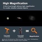Celestron X-Cel LX Serisi - 1,25 inç mercek, 2,3 mm - Bedenler: 1.25