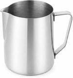 Çelik 1500 ml Büyük Boy Kahve Süt Köpürtme Potu Sütlük Şapşak Balmumu Eritme mt250-15