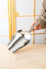 Çelik 30,5 cm No: 5 Baharat Kuruyemiş Bakliyat Erzak Küreği cin792