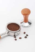 Çelik Ahşap 51 mm Espresso Makinesi Tamperi Barista Ekipmanı mt135