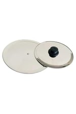 Çelik Balık Tavası Kapağı - 2 Adet (26+30 Cm)