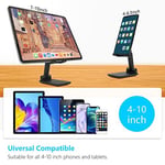 Cep Telefonu Standı, Katlanır Masaüstü Telefon Standı, Açı Yüksekliği Ayarlanabilir Cep Telefonu Tutacağı, Masa, Ofis, Tablet Standı Tüm Telefonlarla Uyumlu 10-25 cm Cep Telefonu/Tablet