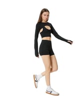 Cepli Ekstra Mini Spor Şort